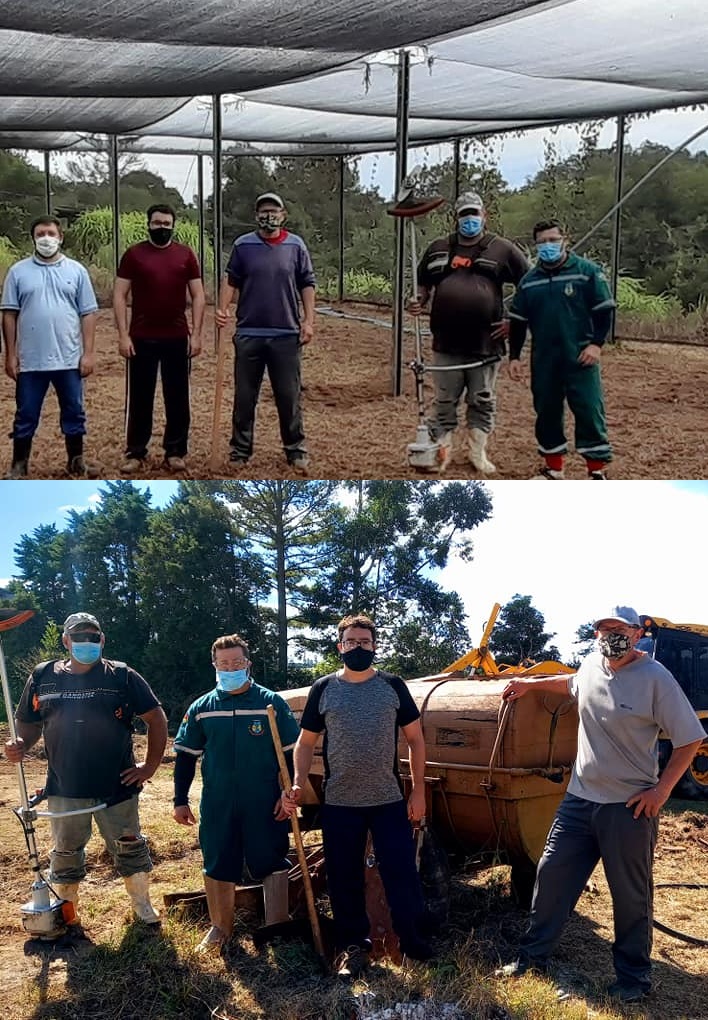 Horto 2021: Primeira ação concluída, câmara em ação agradeço aos colegas vereadores pela parceria. Quem ganha é a comunidade.